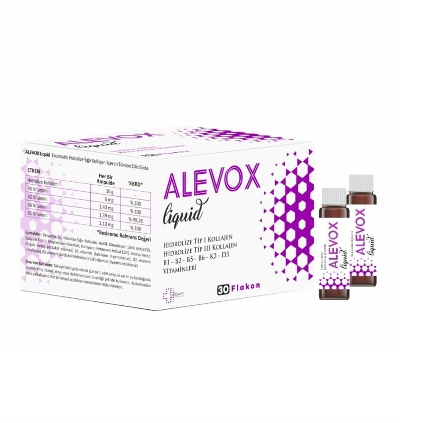Medart Ilac Alevox Liquid Collagen & Vitamin Support 30 Vials