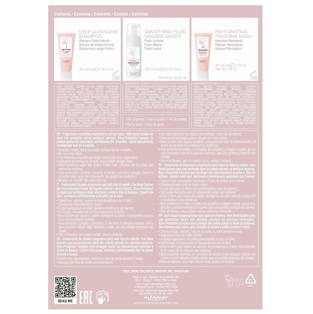 Alfaparf Milano At Home Keratin Hair Treatment Lisse Design