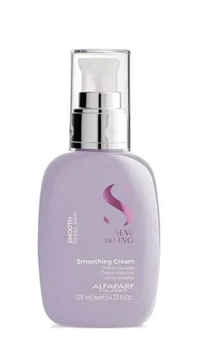Alfaparf Milano Semi Di Lino Smooth Smoothing Cream for Frizzy and Rebel Hair - Controls Frizz - Protects from Heat and Humidity