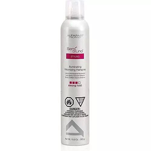 Alfaparf Milano Semi Di Lino Styling Illuminating Hairspray, Strong Hold, 10.6 oz