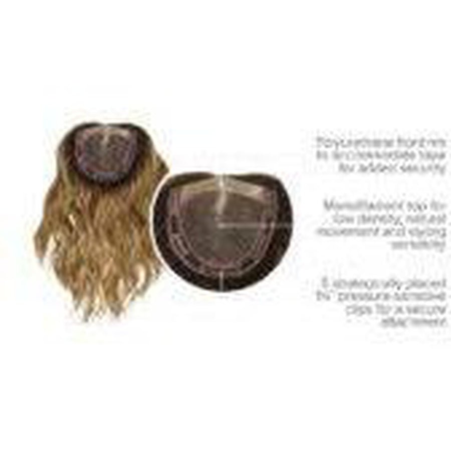 Raquel Welch Alpha Wave 16" Top Piece Hair Topper Hairpiece
