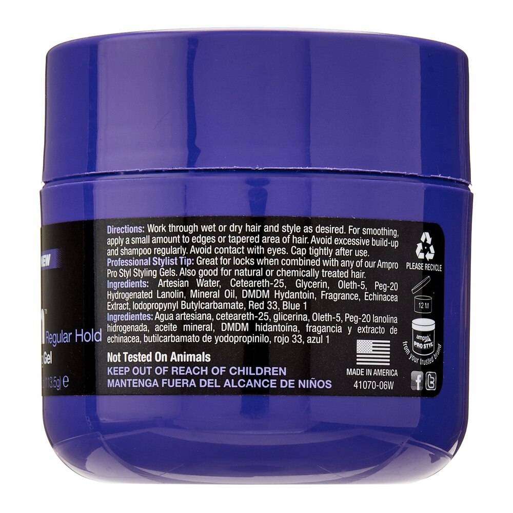Ampro Shine N Jam Conditioning Gel Regular Hold 4 oz