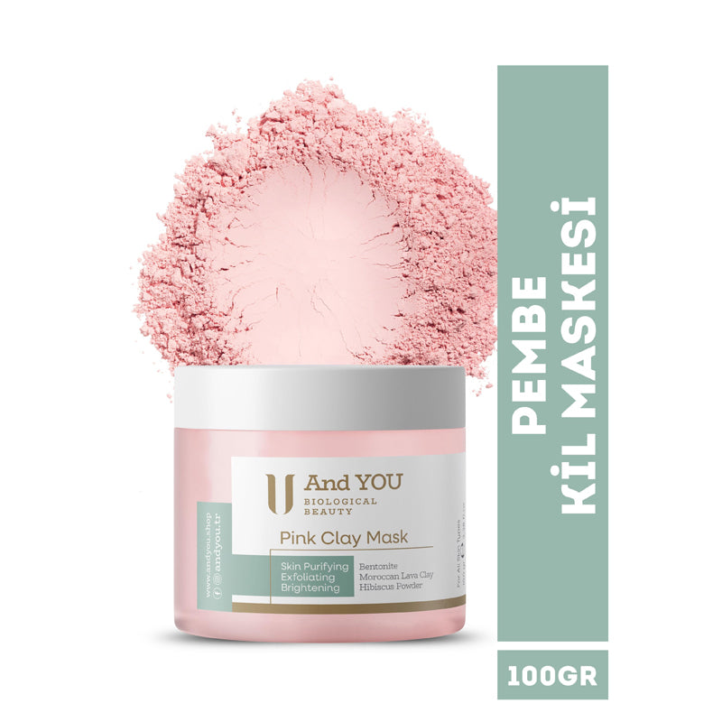 And You Pink Clay Mask Purifying & Pore Refining 100g