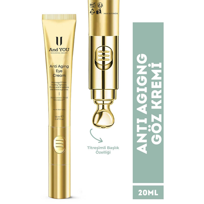 And You Vibrating Anti-Aging Eye Cream with Hyaluronic Acid 20ml