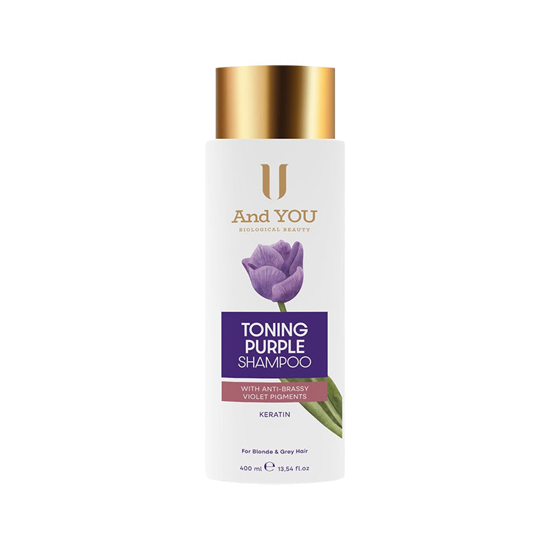 And You Toning Purple Shampoo for Blonde & Gray Hair 400ml
