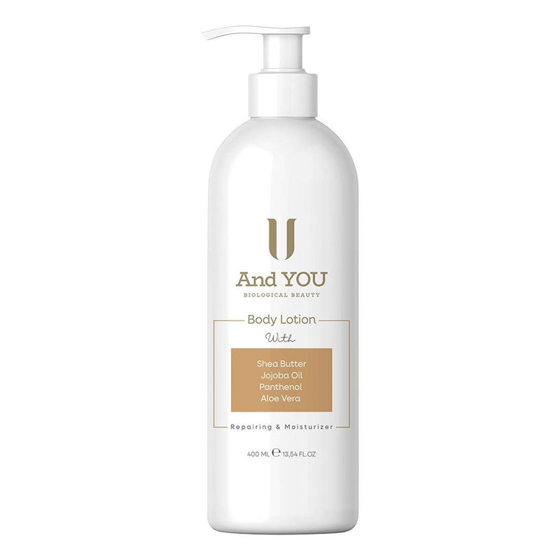 And You Body Lotion Moisturizing Shea Butter & Aloe Vera 400 ml