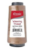 Annie Weaving Thread, Light Brown 400m for Wig & Hair Extension Sewing