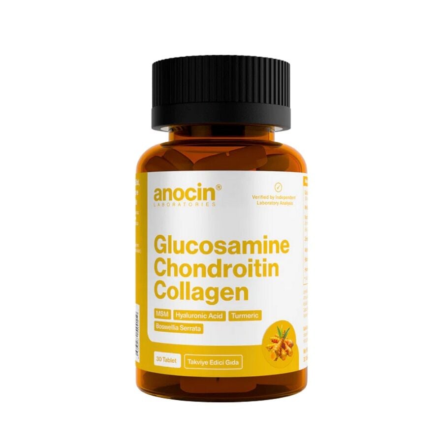 Anocin Glucosamine MSM & Chondroitin Sulfate Supplement 30 Tablets