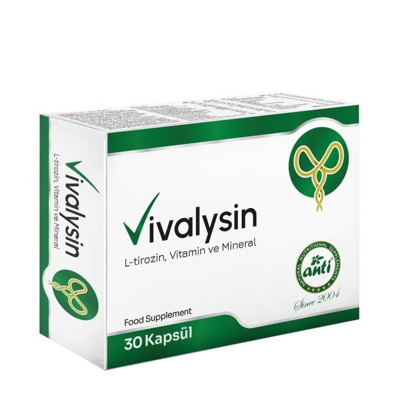 Anti Naturel Vivalysin L-Tyrosine Supplement 30 Capsules