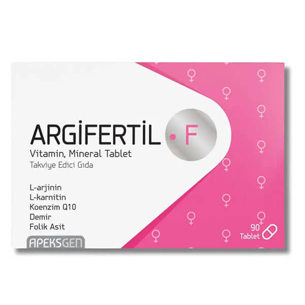Argifertil F Multivitamin and Mineral Supplement 90 Tablets