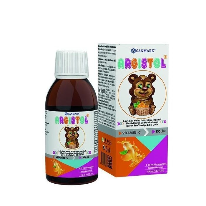 Sanmark Argistol L-Arginine & Multivitamin Liquid Supplement 150 ml