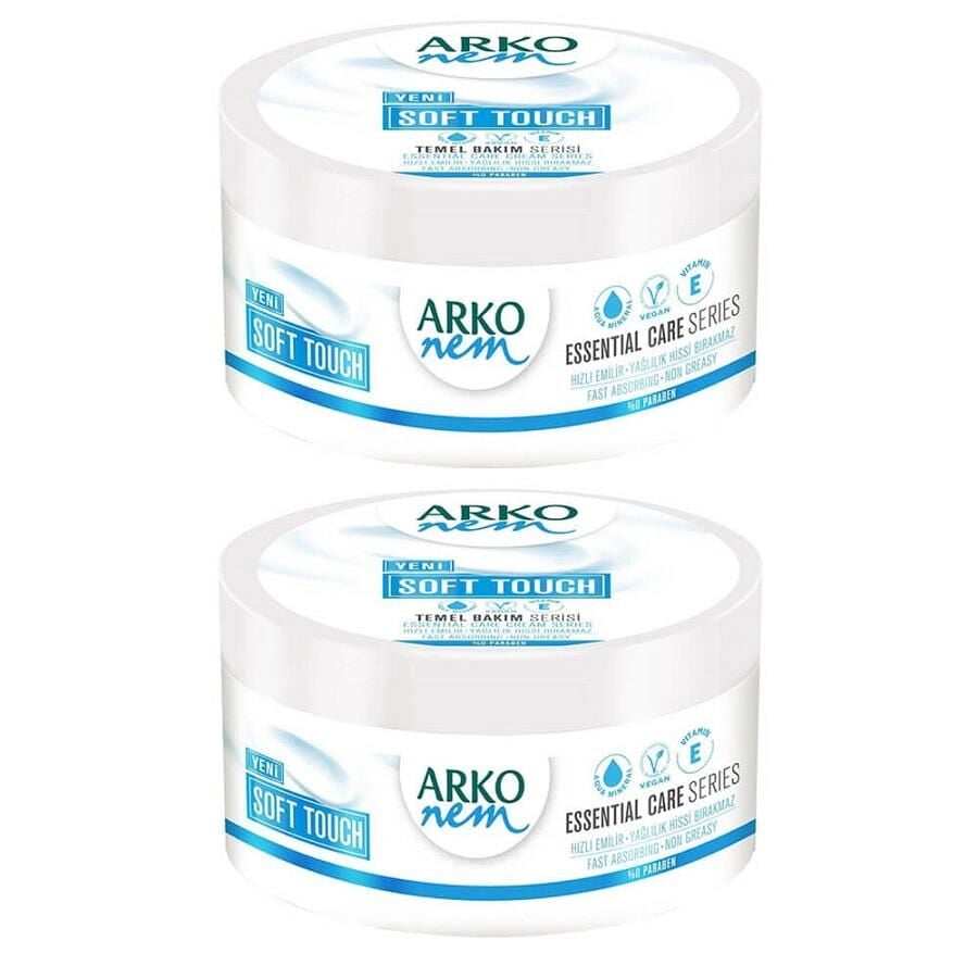 Arko Nem Soft Touch Moisturizing Cream Duo Pack 2x250ml