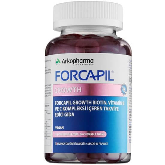 Arkopharma Forcapil Growth Hair Support Gummies 60 Count