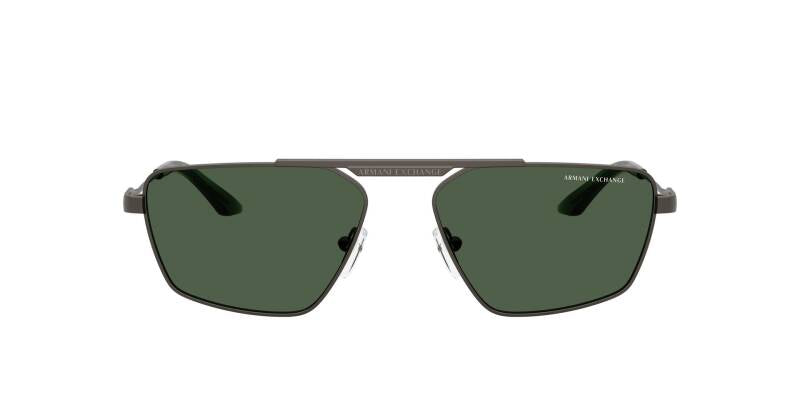Armani Exchange 0AX2059S Men's Modern Square Sunglasses 56mm
