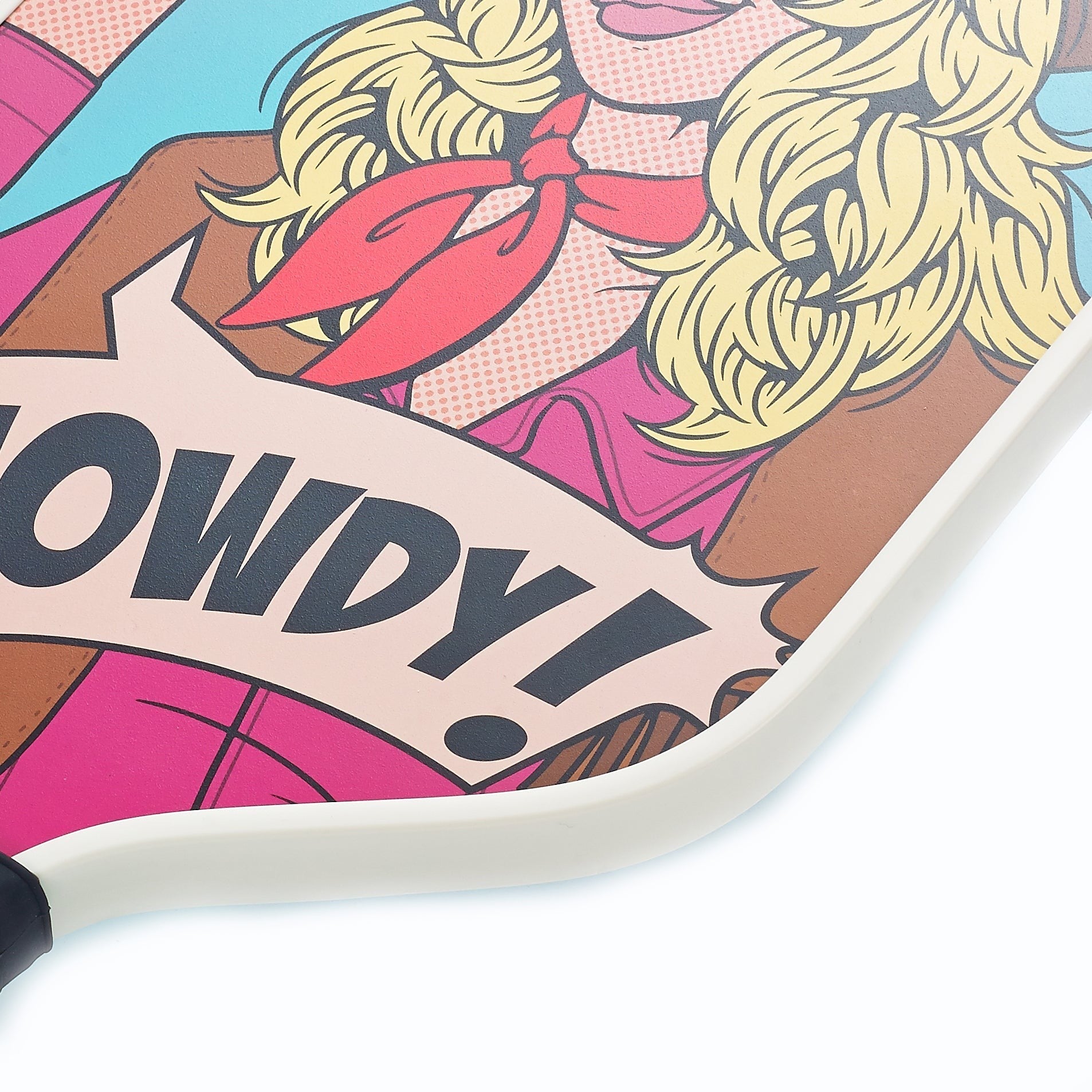 ARTI 16mm T700 Carbon Fiber Kristen & Kristy "HOWDY" Pickleball Paddle - USA Pickleball Approved