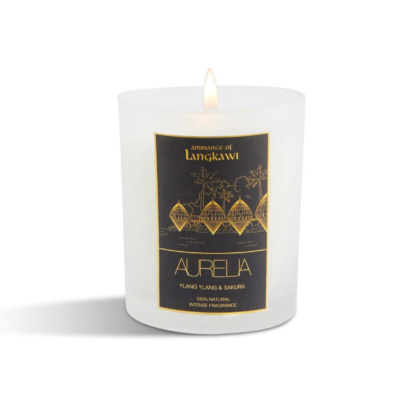 Aurelia Geneve Ylang Ylang & Sakura Scented Candle 180g