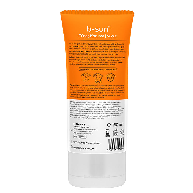 B-Good Care b-sun SPF 30 Body Sunscreen with Aloe Vera 150 ml