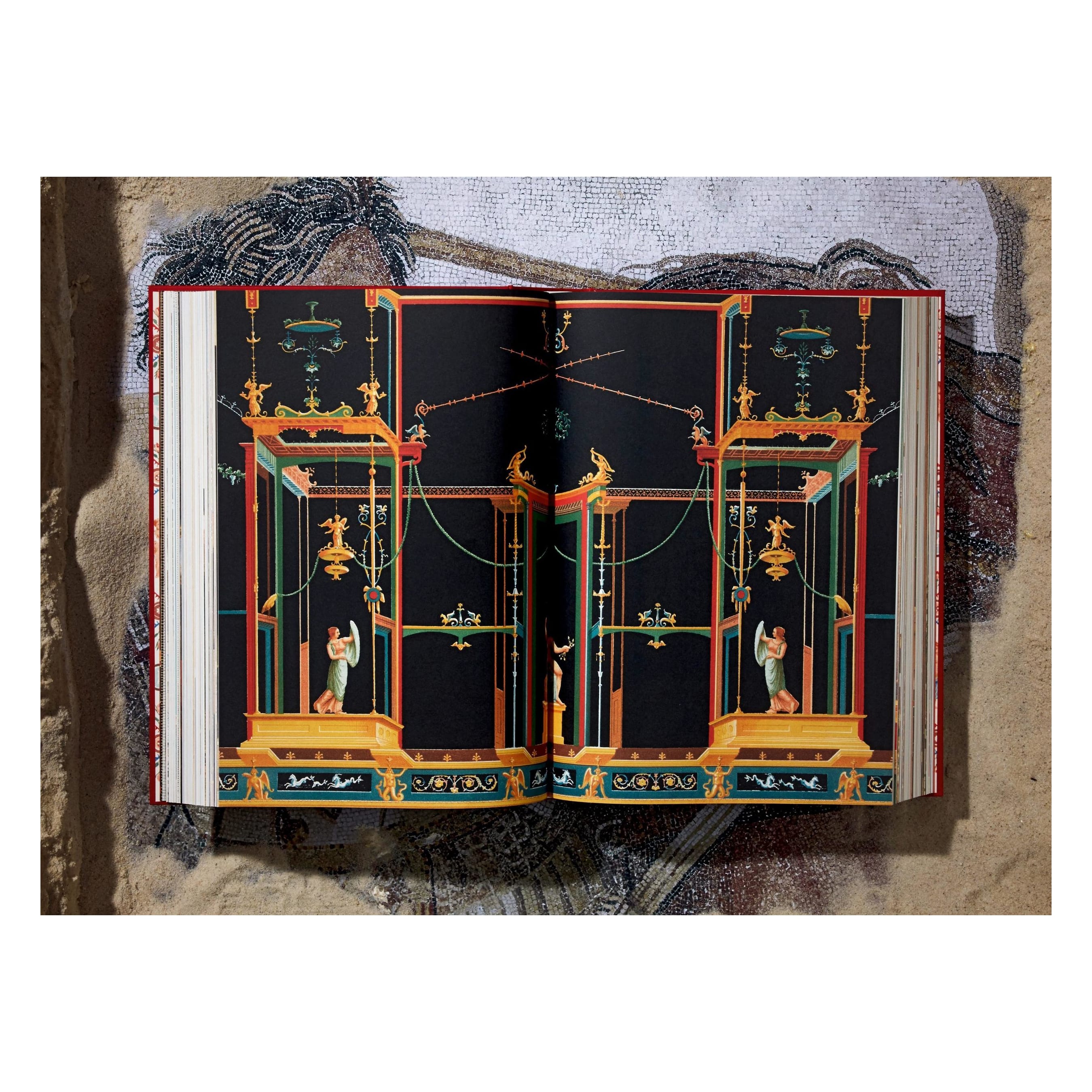 Fausto & Felice Niccolini. Houses and Monuments of Pompeii (German, French, English)