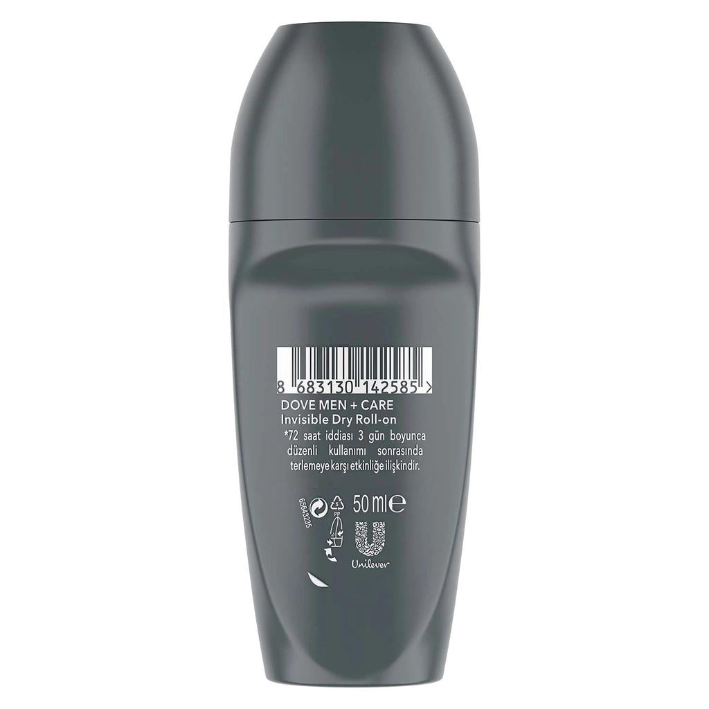 Dove Men+Care Invisible Dry Roll-On Deodorant 50ml