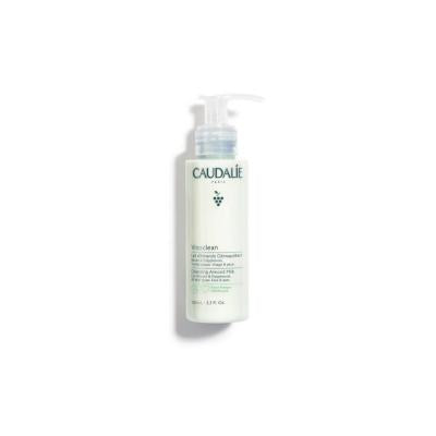 Caudalie Vinoclean: Organic Almond Oil Makeup Remover Milk - Gentle & Effective Cleansing for Sensitive Skin, Non-Comedogenic - 100ml