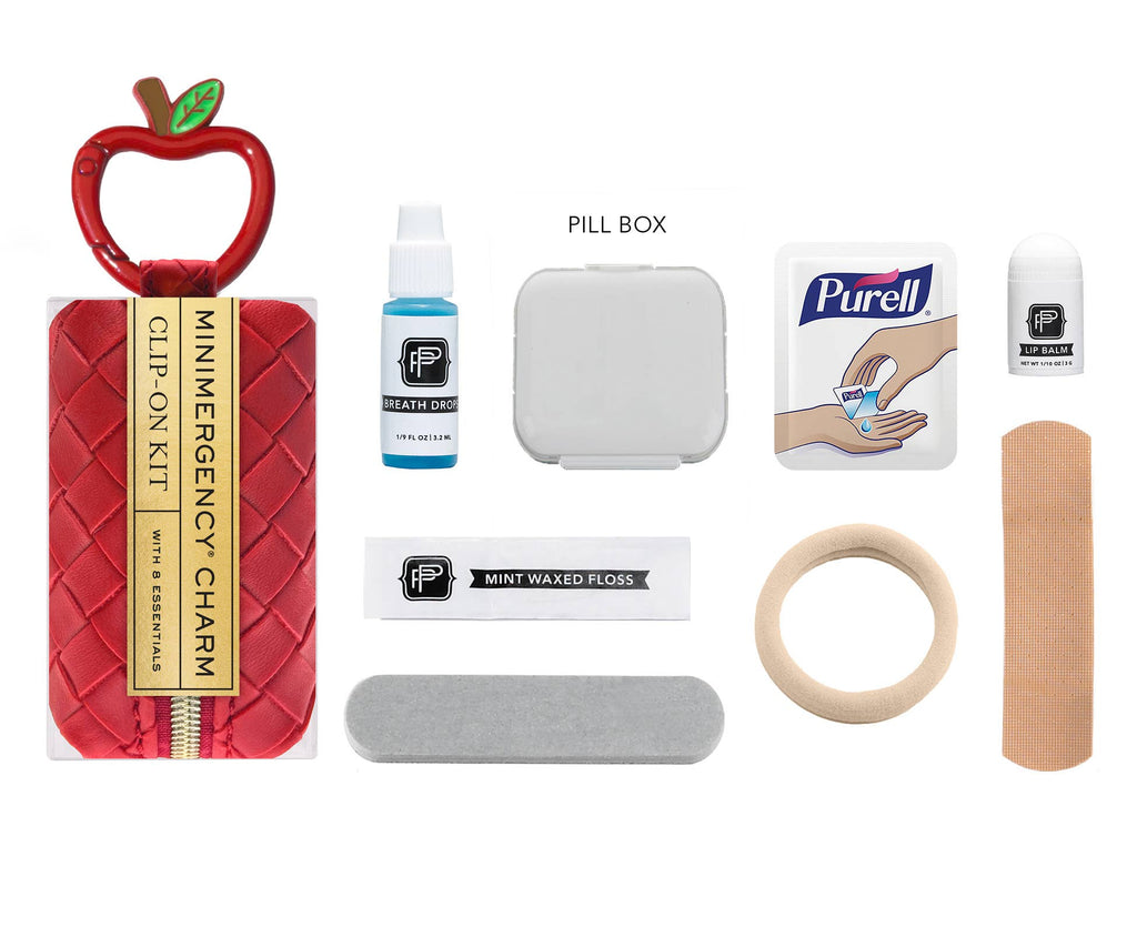 Pinch Provisions - Teacher Minimergency Charm | Apple, Back-to-School Bag Charm