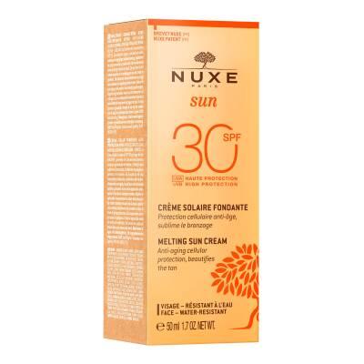 Nuxe Sun SPF 30 Sunscreen Face Cream - Anti-Aging, Non-Comedogenic, Fragrant Face Moisturizer for Sensitive Skin