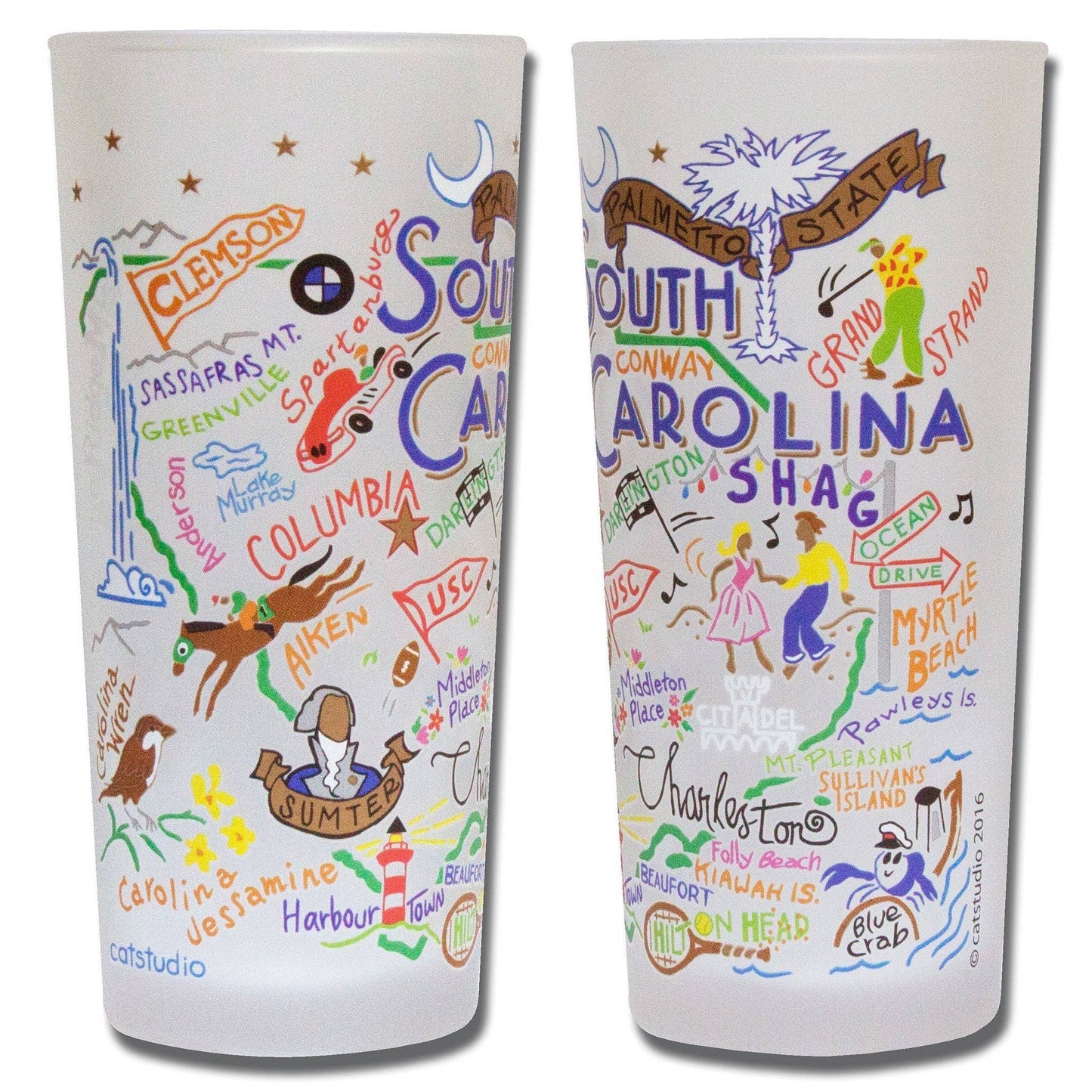 catstudio - South Carolina Drinking Glass