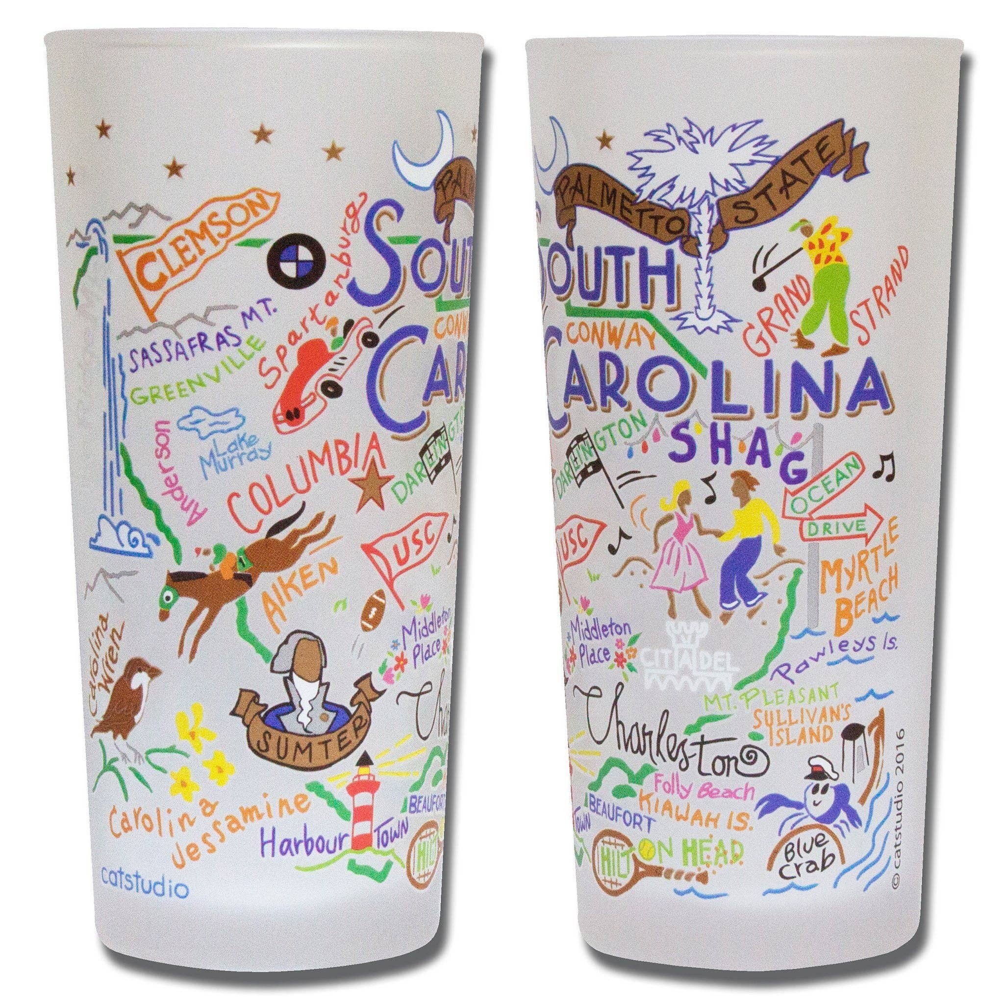 catstudio - South Carolina Drinking Glass