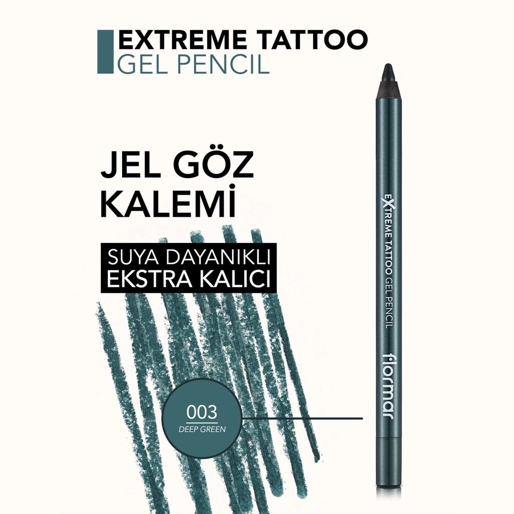 Flormar Extreme Tattoo Matte Gel Eyeliner 003 Deep Green