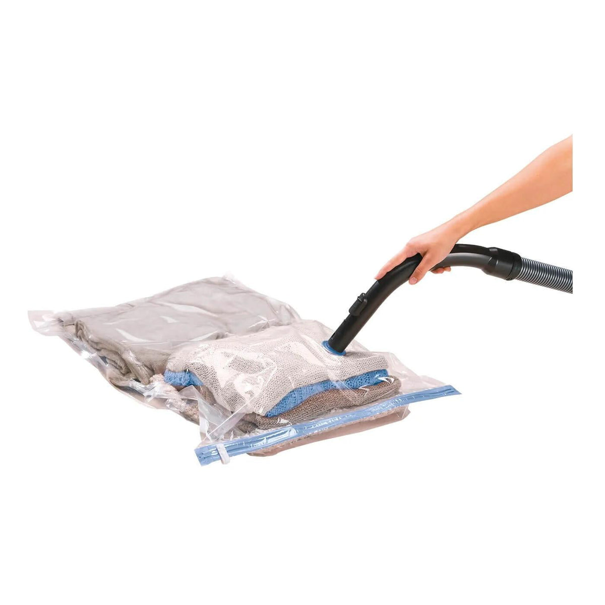 Ideenwelt Vacuum Storage Bag Space Saver Light Blue 1 Count