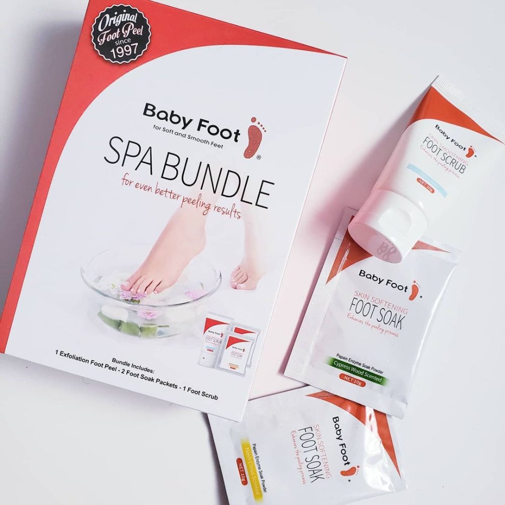 Baby Foot Spa Bundle (Original Foot Peel, 2 Foot Soaks & Foot Scrub)