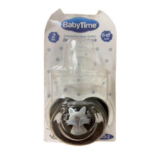 Baby Time BT153 Orthodontic Silicone Pacifier with Cover 0-6m