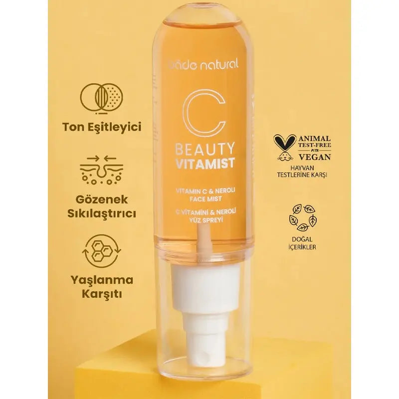 Bade Natural Vitamin C & Neroli Face Mist for Brightening 100ml