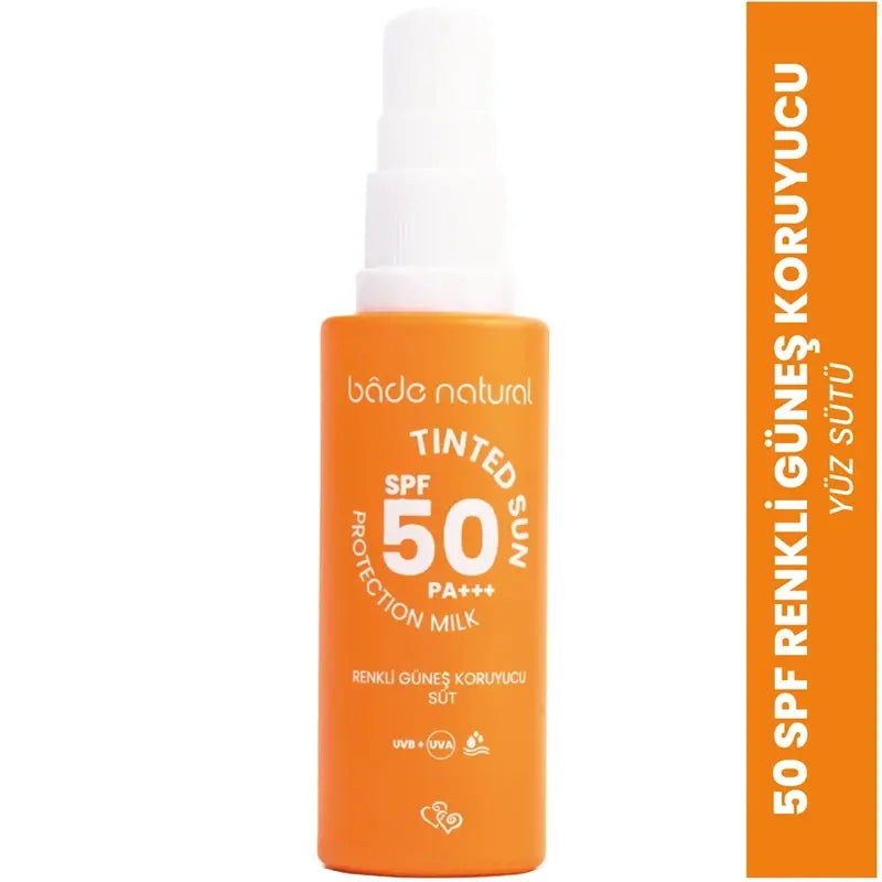 Bade Natural Tinted Sun Protection Milk SPF 50+ 30ml