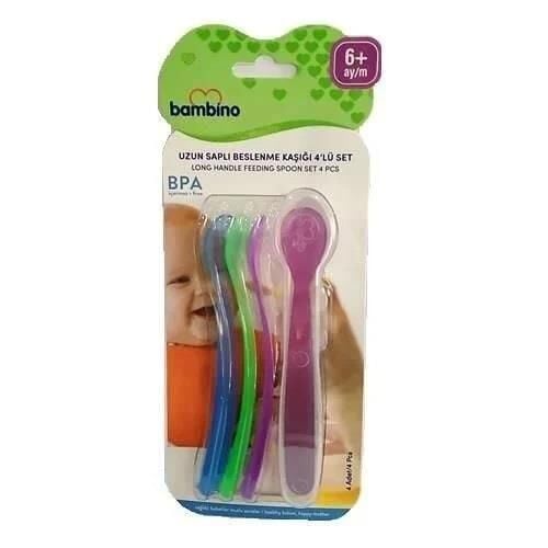Bambino 4-Piece Baby Feeding Spoon Set for Infants
