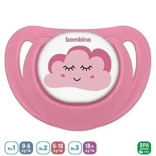 Bambino Patterned Orthodontic Pacifier Size 1 for 0-6 Months