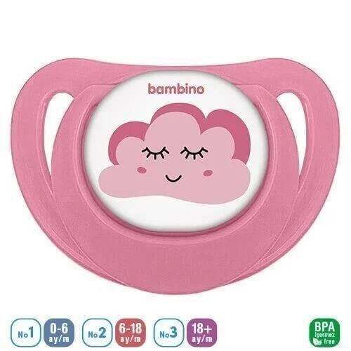 Bambino Patterned Orthodontic Pacifier Size 3 18+ Months