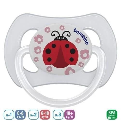Bambino Patterned Butterfly Orthodontic Pacifier No.1