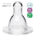 Bambino Silicone Baby Bottle Nipple Fast Flow No.3
