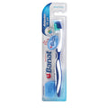 Banat Relaxion Toothbrush with Built-in Floss Medium 1 pc
