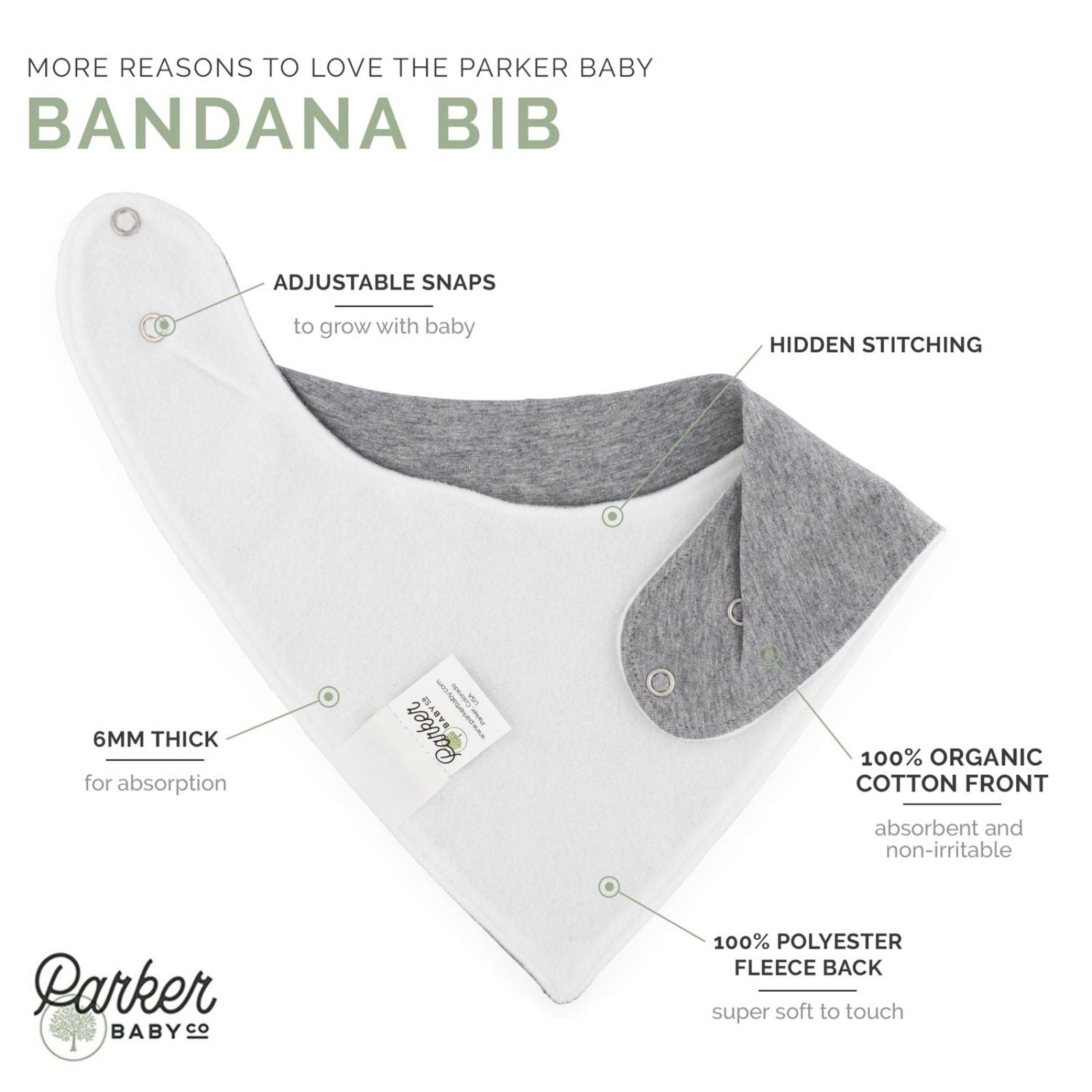 Clay Bandana Bib Set (8 pack)