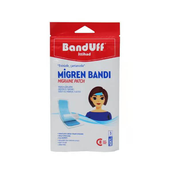Banduff Cooling Forehead Patches for Soothing Relief 30 Count