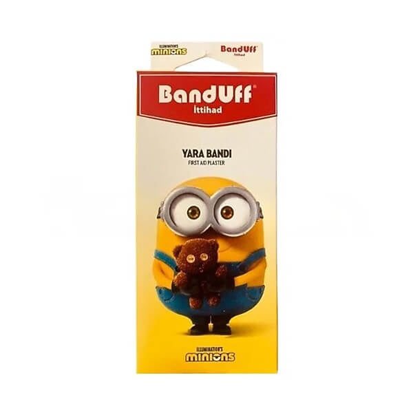 Banduff Minions Teddy Bear Adhesive Bandages 10 Count
