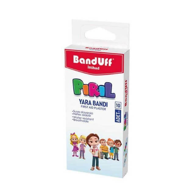 Banduff Glitter Adhesive Bandages Shiny Design 10 Count