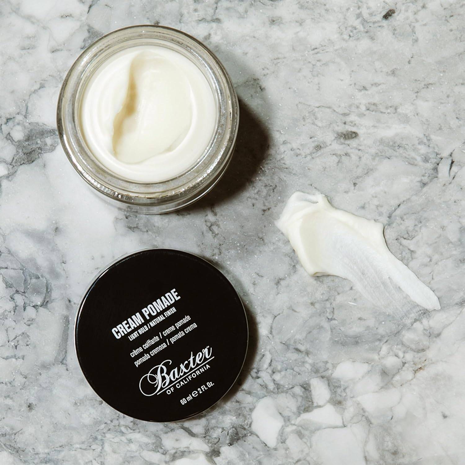 Baxter of California Cream Pomade for Men, Natural Finish, Light Hold