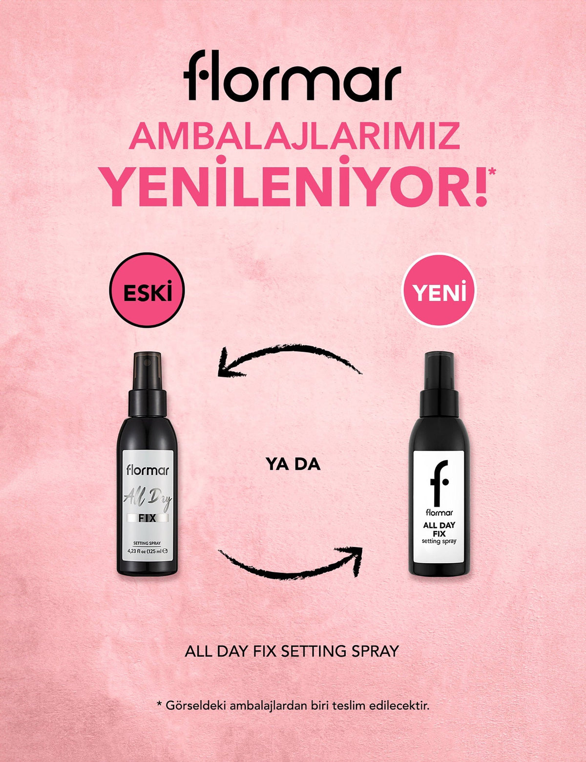 Flormar All Day Fix Semi-Matte Setting Spray 125ml