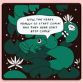 "Wow, the years..." Sticker