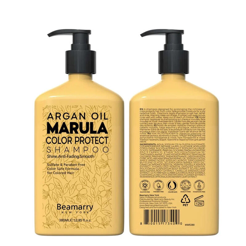 Beamarry Argan Oil & Marula Color Protect Shampoo 380 ml