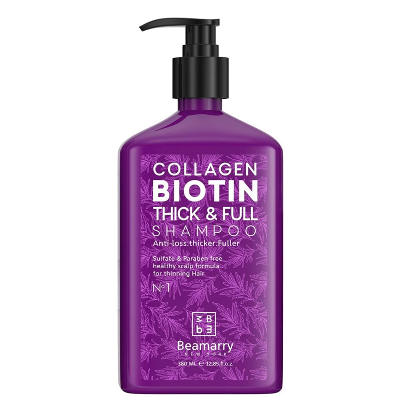 Beamarry Collagen Biotin Thick & Full Shampoo for Volume 380ml