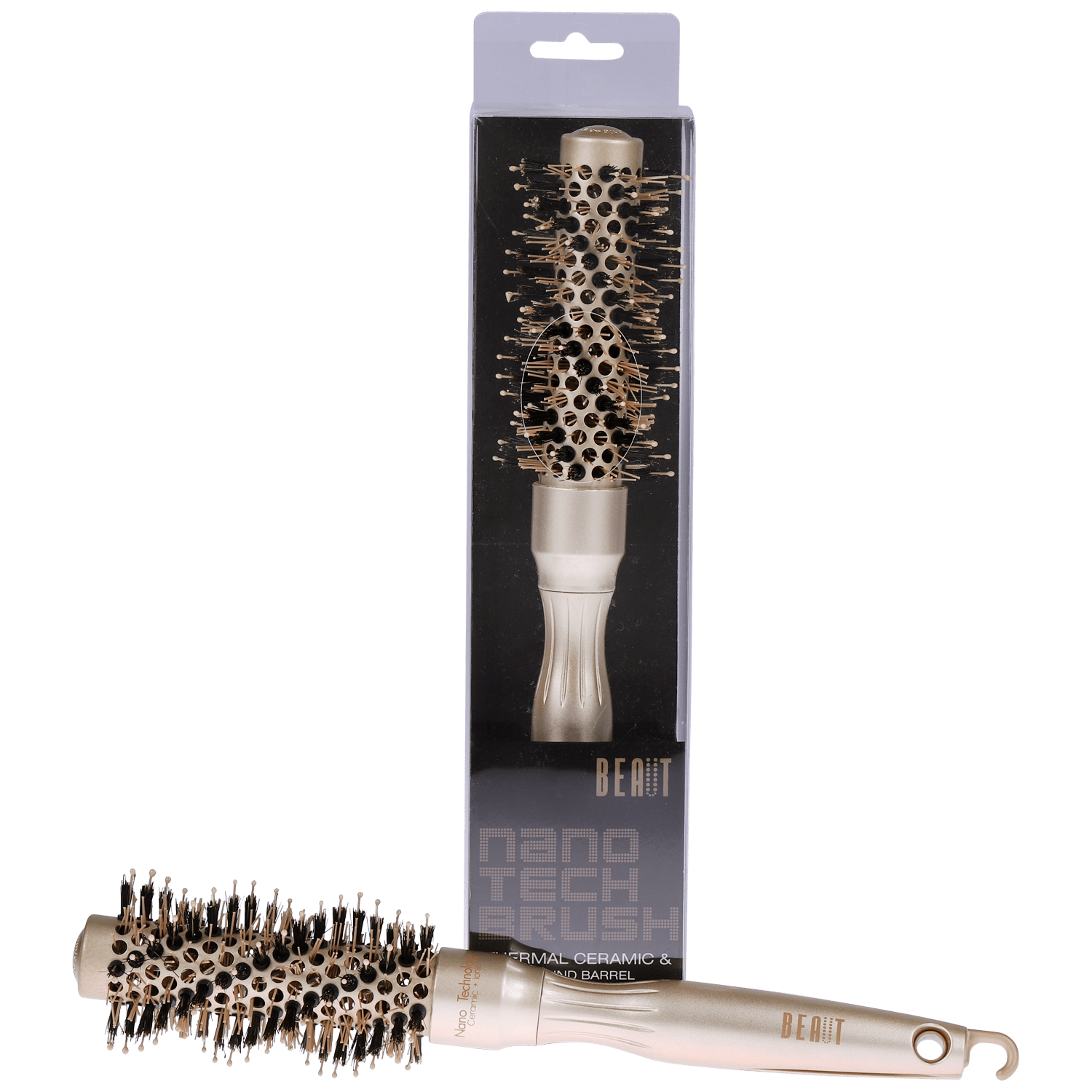 Beaut Ceramic Nanotech Hair Brush - Choose Size New